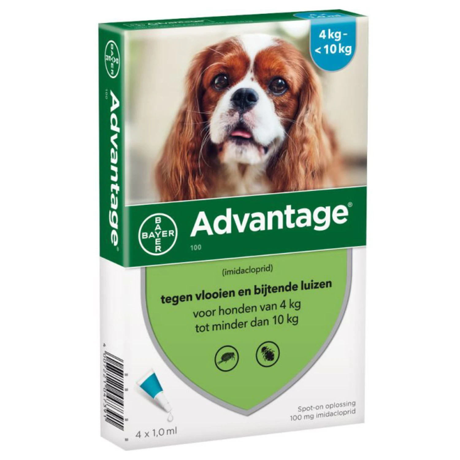 Advantage Advantage Hond 100 - 4-10 Kilo 4 Pip 3 Advantage Advantage Hond 100 - 4-10 Kilo 4 Pip