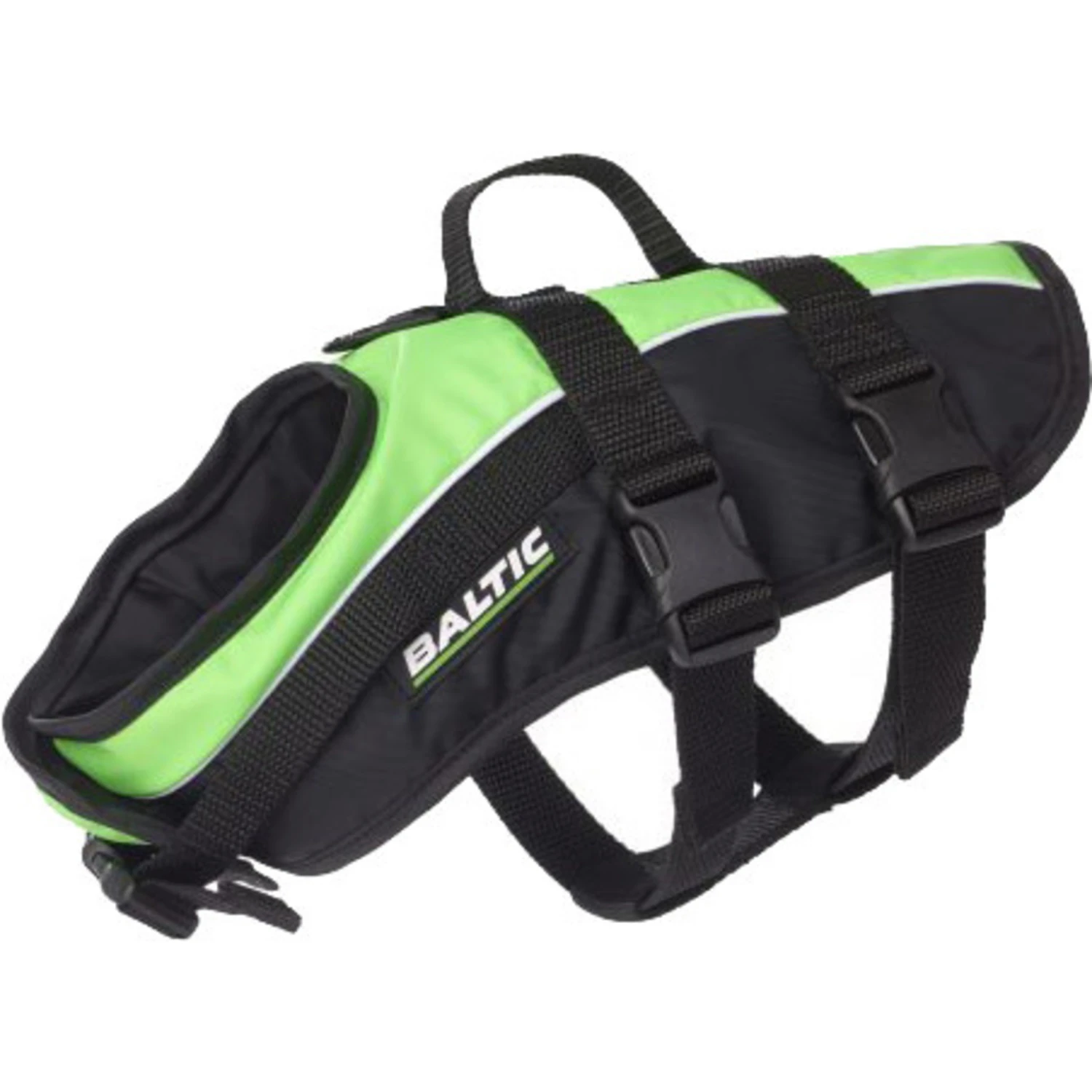 Baltic Baltic Hondenzwemvest Mascot - Groen-Zwart 3 Baltic Baltic Hondenzwemvest Mascot - Groen-Zwart