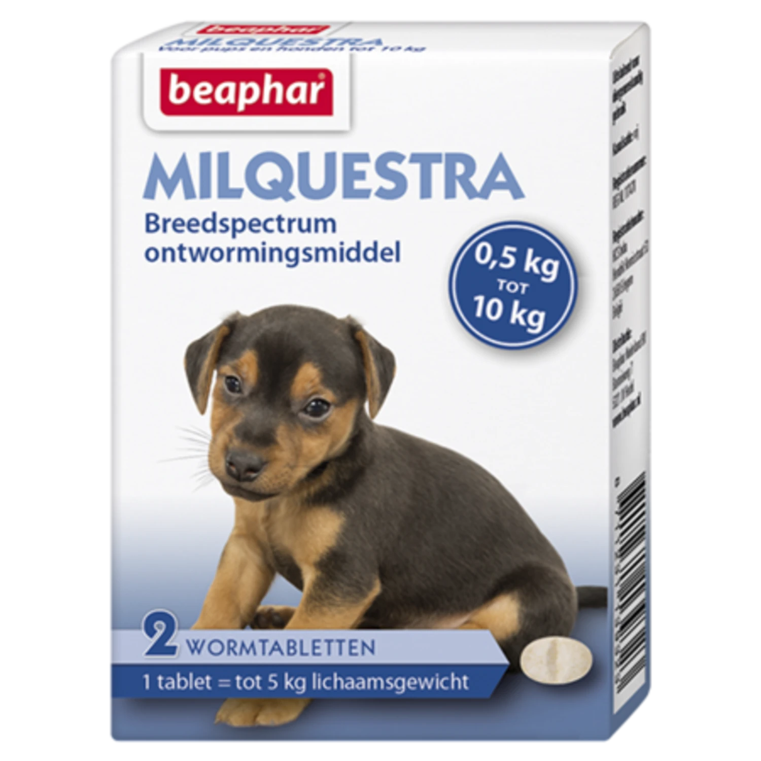 Beaphar Beaphar Milquestra Wormtabletten Hond 5 Beaphar Beaphar Milquestra Wormtabletten Hond - Afbeelding 3