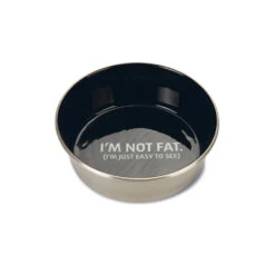 Beeztees Beeztees RVS Voerbak Not Fat - Zwart