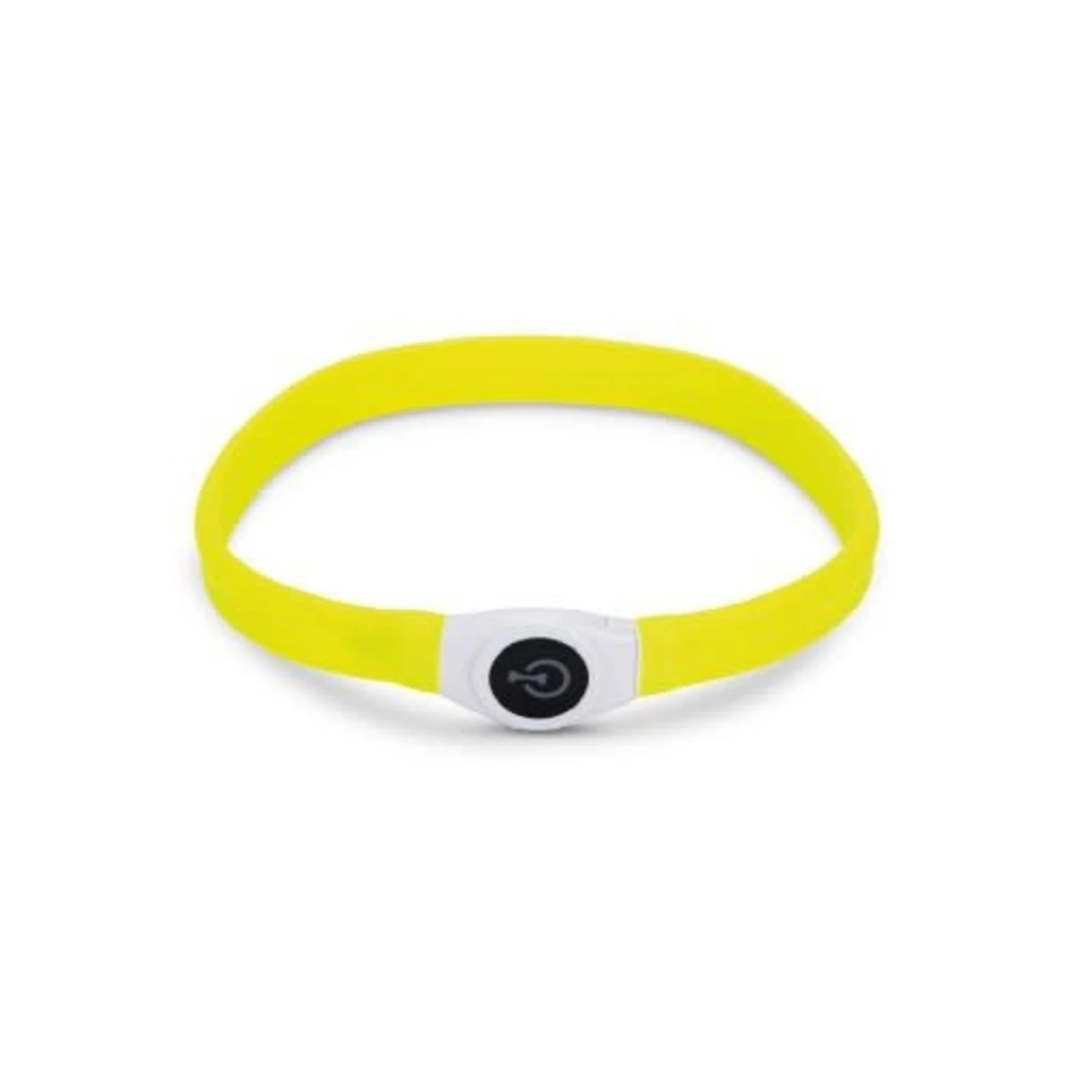 Beeztees Brede LED Halsband Hond - Verstelbaar - 65 X 2.5 Cm - Geel - Lichtgevende Halsband 3 Beeztees Brede LED Halsband Hond - Verstelbaar - 65 X 2.5 Cm - Geel - Lichtgevende Halsband