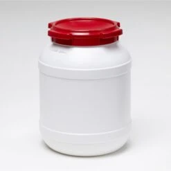 Curtec Curtec Voerton Schroefdeksel - Wit-Rood -Hondenbenodigdheden Winkel curtec curtec voerton schroefdeksel wit rood 1