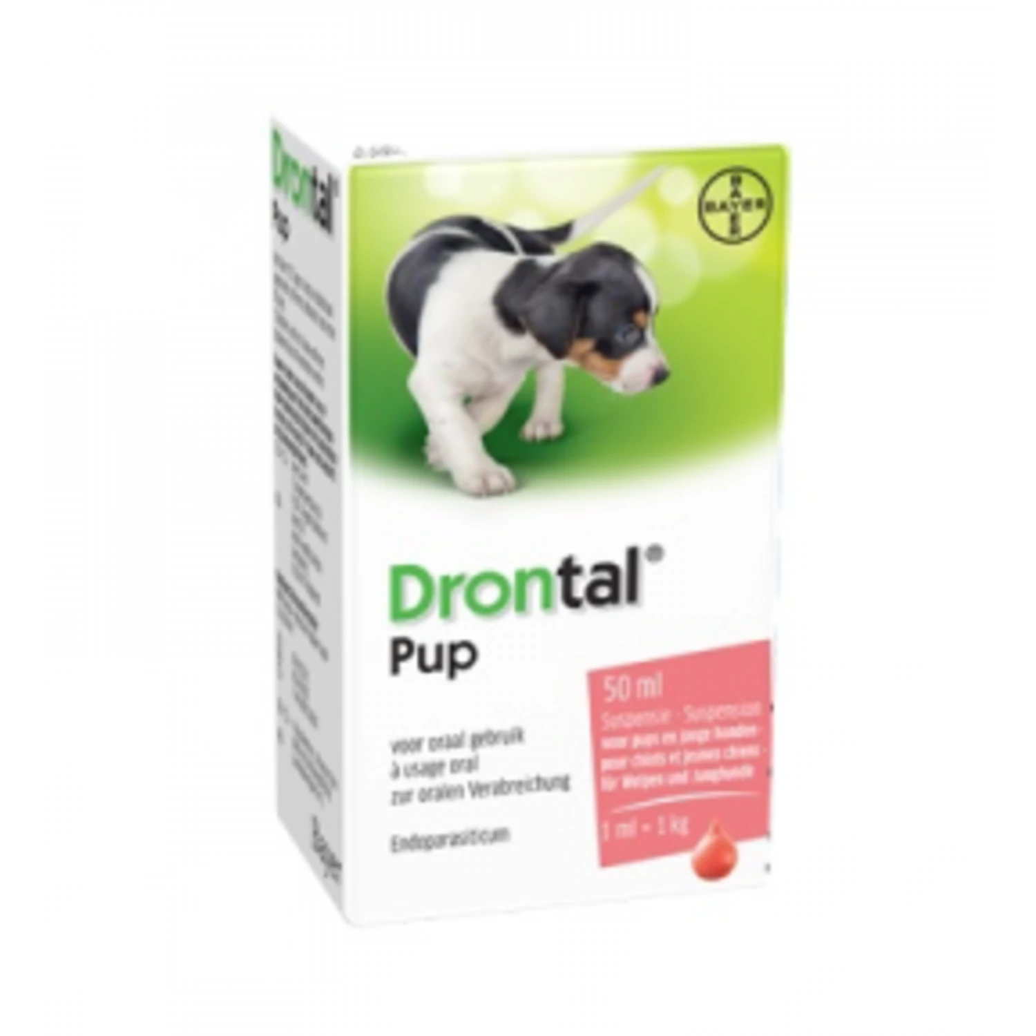 Drontal Drontal Pup Suspensie 2,5% - 50 Ml 3 Drontal Drontal Pup Suspensie 2,5% - 50 Ml