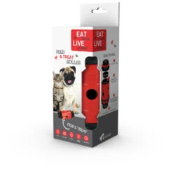 Eat Slow Live Longer Feed And Treat Roller - Rood - S - 16,5 X ø 7 Cm