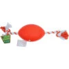 Gebr. De Boon Boon Activitybal Met Floss - Oranje/Wit - 70 Cm 1 Gebr. De Boon Boon Activitybal Met Floss - Oranje/Wit - 70 Cm -Hondenbenodigdheden Winkel gebr de boon boon activitybal met floss oranje wit