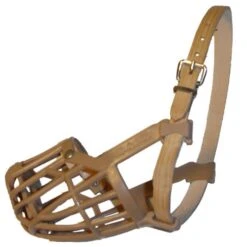 Gebr. De Boon Boon Plastic Muilkorf Met Leren Band - Beige -Hondenbenodigdheden Winkel gebr de boon boon plastic muilkorf met leren band 7