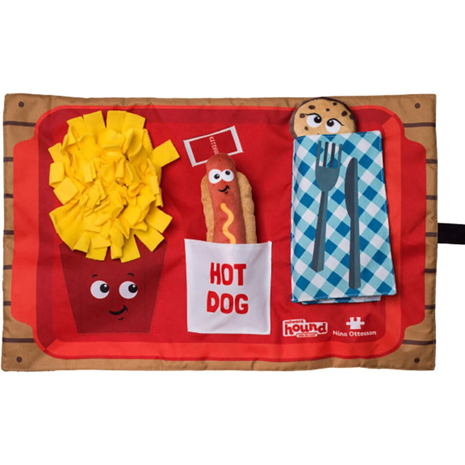 Nina Ottosson Nina Ottosson Activity Matz Fast Food Game - Hondenpuzzel Niveau 2 6 Nina Ottosson Nina Ottosson Activity Matz Fast Food Game - Hondenpuzzel Niveau 2 - Afbeelding 4