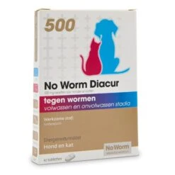 No Worm No Worm Diacur - 10 Tabletten - 500 Mg