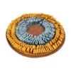 Snuffelmat Rond - 48 Cm - Cookie Blue Orange -Hondenbenodigdheden Winkel snuffelmat rond 48 cm cookie blue orange