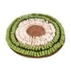 Snuffelmat Rond - 48 Cm - Cookie White Green -Hondenbenodigdheden Winkel snuffelmat rond 48 cm cookie white green