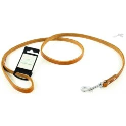 Tijssen Hondenriem Vetleer Cognac -Hondenbenodigdheden Winkel tijssen hondenriem vetleer cognac 2