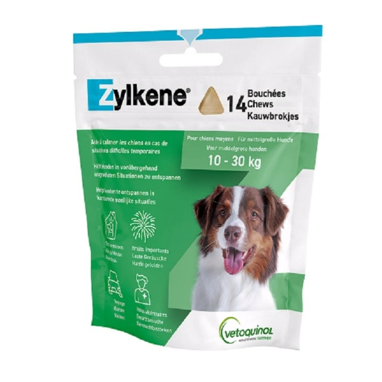 Vétoquinol Zylkene - 225 Mg 10-30 Kilo - 14 Chews 3 Vétoquinol Zylkene - 225 Mg 10-30 Kilo - 14 Chews
